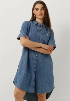 blauwe lee mini jurk all purpose a line dress