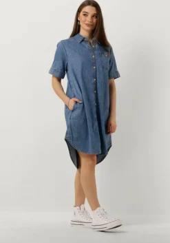 blauwe lee mini jurk all purpose a line dress