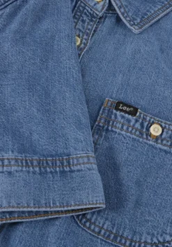 blauwe lee mini jurk all purpose a line dress