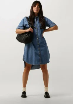 blauwe lee mini jurk all purpose a line dress