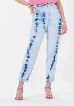 blauwe lee mom jeans stella taperd
