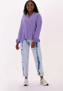 blauwe lee mom jeans stella taperd