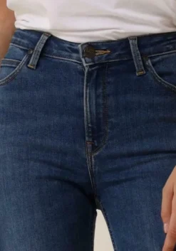 blauwe lee skinny jeans scarlett high