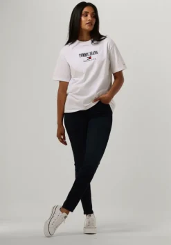 blauwe lee skinny jeans scarlett high