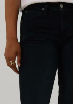 blauwe lee skinny jeans scarlett high
