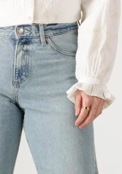 blauwe lee straight leg jeans rider classic