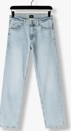 blauwe lee straight leg jeans rider classic