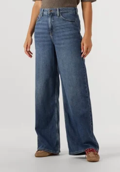 blauwe lee wide jeans stella a line