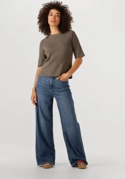blauwe lee wide jeans stella a line