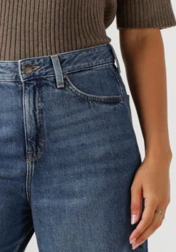 blauwe lee wide jeans stella a line