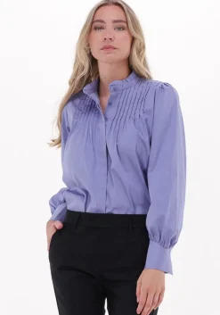blauwe levete room blouses lr-isla solid 62 shirt