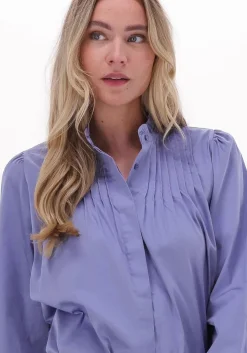 blauwe levete room blouses lr-isla solid 62 shirt