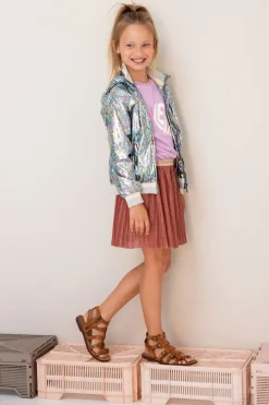 blauwe like flo jack hooded summer jacket