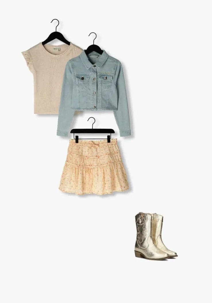 blauwe like flo spijkerjas ls denim jacket