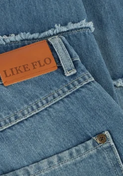 blauwe like flo wide jeans femm flo denim wide leg