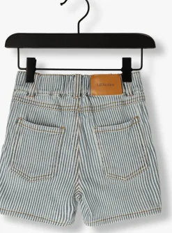 blauwe lil' atelier shorts nmmhalfdan loose shorts 4001-hs lil