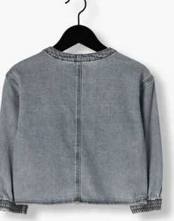 blauwe lil' atelier spijkerjas nmfkarole ls dnm shirt 4016-cj lil
