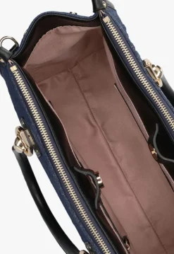 blauwe liu jo handtas manh boston bag