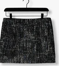 blauwe liu jo minirok gonna mini boucle