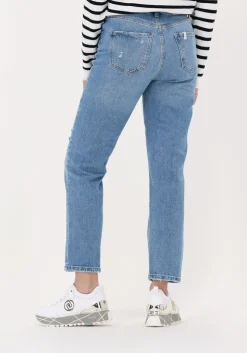 blauwe liu jo straight leg jeans ecs pant.denim straight h.w.