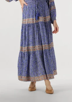 blauwe lollys laundry maxirok diamondll maxi skirt