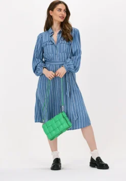 blauwe lollys laundry midi jurk kamma