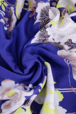 blauwe lollys laundry midi jurk harper dress