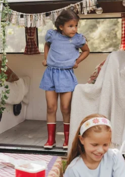 blauwe looxs little broeken 2512-7634