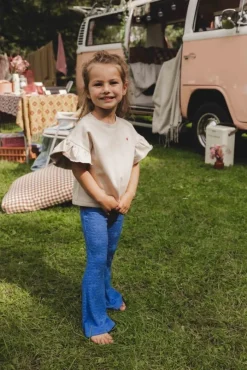 blauwe looxs little wijde broek 2512-7632