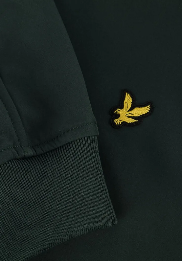 blauwe lyle & scott jack fleece back softshell jacket