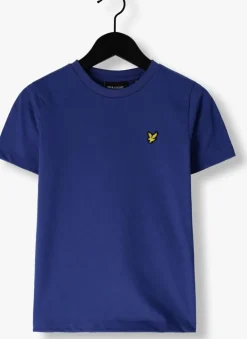 blauwe lyle & scott t-shirt plain t-shirt
