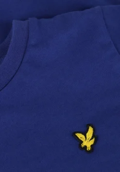 blauwe lyle & scott t-shirt plain t-shirt