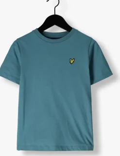 blauwe lyle & scott t-shirt plain t-shirt