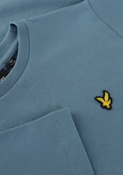 blauwe lyle & scott t-shirt plain t-shirt