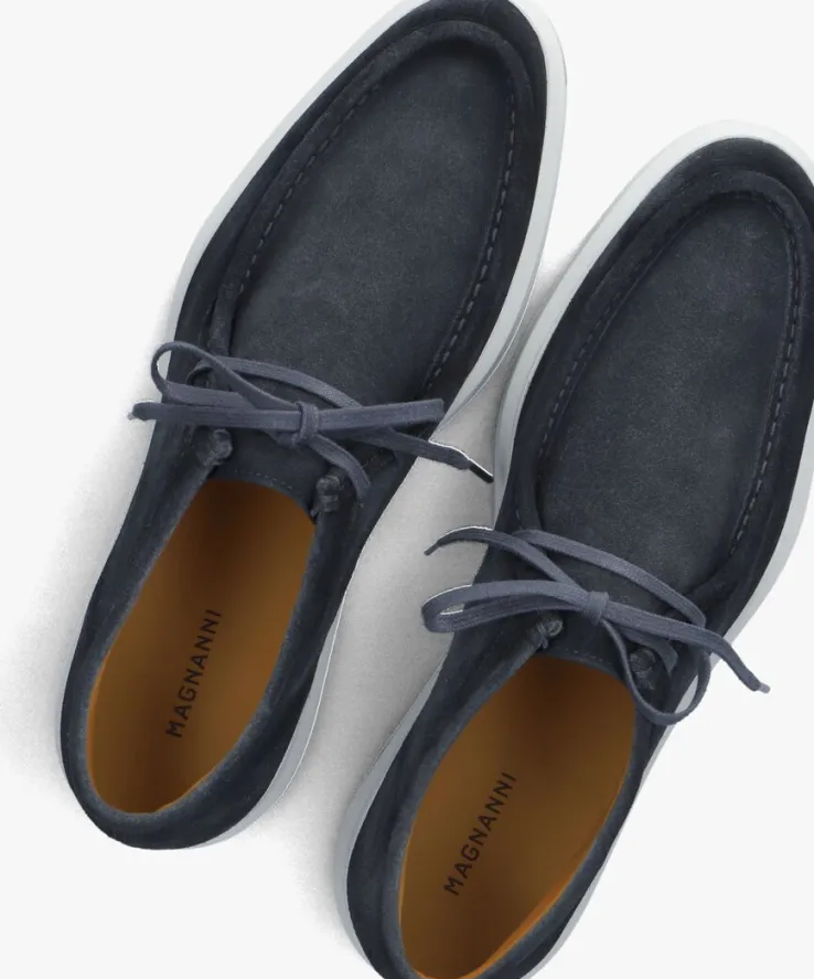 blauwe magnanni veterschoenen 26006