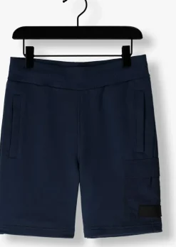blauwe malelions korte broek pocket shorts