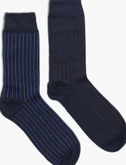 blauwe marcmarcs sokken berry cotton 2-pack