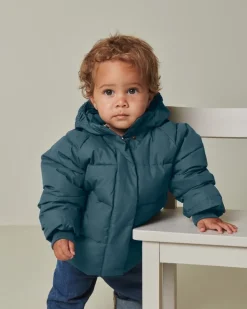 blauwe marmar copenhagen winterjassen omega jacket