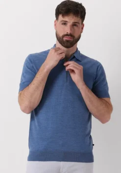 blauwe matinique polo mapolo knit