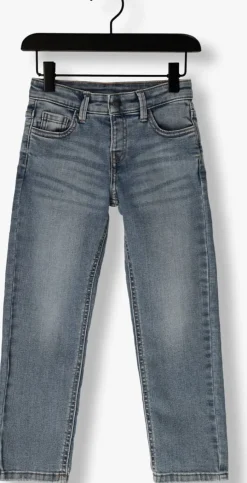 blauwe mayoral slim fit jeans basic slim fit trousers