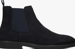 blauwe mazzeltov chelsea boots 4p-15812