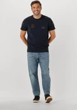 blauwe mazzeltov lage sneakers rome