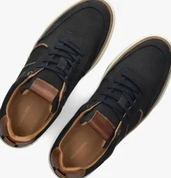 blauwe mazzeltov lage sneakers rome