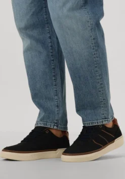 blauwe mazzeltov lage sneakers rome