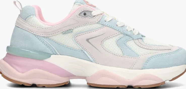 blauwe mexx lage sneakers norah