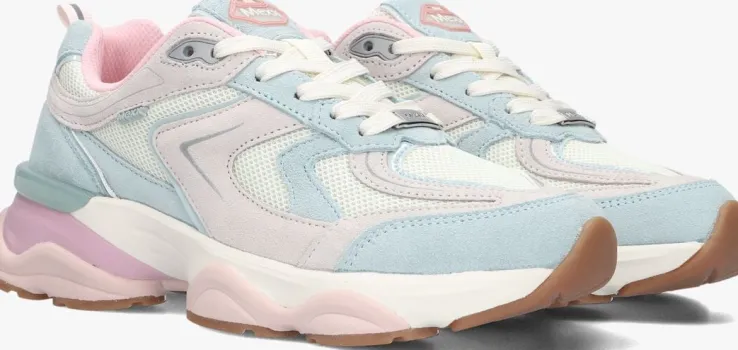blauwe mexx lage sneakers norah