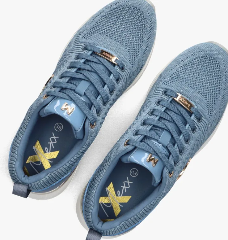 blauwe mexx lage sneakers rox orlando