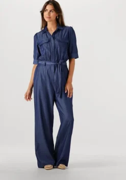 blauwe minus jumpsuit levana jumpsuit