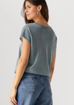 blauwe minus top carlina knit tee
