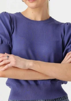 blauwe minus top liva knit tee